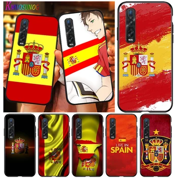 Španija špansko zastavo za OPPO Najdi X2 A92 A93 A72 A73 A53 A31 A32 A12 A12E A11X A1K AX7 A5 Neo Pro Black Primeru Telefon