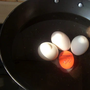 1 Barva Spreminja, Jajce Časovnik Smolo Materiala kot Nalašč Kuhana Jajca S Temperaturo Kuhinjski Pomočnik Jajce Časovnik Rdeče časovnik orodja