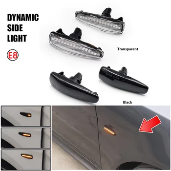 2Pcs/Veliko LED Dinamični Blinker Vključite Opozorilne Luči Strani Marker Amber Kazalnik Avto Lučka Za Mitsubishi Lancer 2008-2017