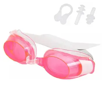 3Pcs/Set Odraslih Unisex Anti-fog Plavalna Očala Očala Sponka za Nos, Ušesa Plug Nastavite Prostem Športna Oprema