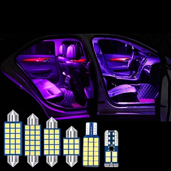4pcs Napak 12v Avto Žarnice LED Notranja Kupola Branje Svetilke Trunk Luč Za Nissan Tiida C12 2016 2017 2018 2019 Dodatki