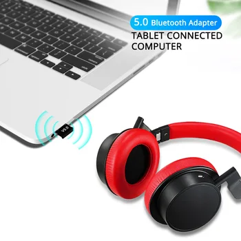ANKNDO Bluetooth 5.0 Usb Adapter za Pc Računalnik Prenosni Brezžični Bluetooth Oddajnik Sprejemnik Slušalke Avdio Pošiljatelja Dongle