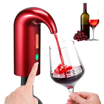 Električni Vino Prezračevalnik Samodejno Vino Pourer Prenosni Instant Vino Decanter Razpršilnik USB Polnilne Smart Rdeče Vino Prezračevalnik