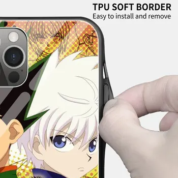 Hunter X Hunter HXH Anime Stekla Primeru Telefon za iPhone 11 12 Pro XR X 7 8 XS Max 6 6S Plus SE 2020 Kritje Lupini Coque Capa
