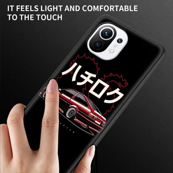 Japonska JDM Športni Avto Strip Pametni telefon Pribor Pokrov za Xiaomi Mi Poco X3 NFC M3 CC9 10T Lite 9T Opomba 10 Pro 10S Mehko Primeru
