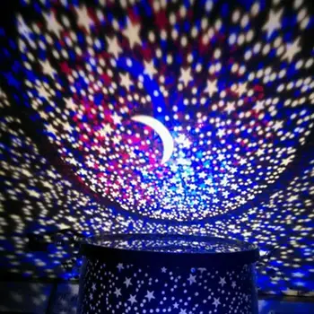 Kozmos Luna Mojster Pisane Zvezde Neba Noč Žarnice Projektor Romantično Božična Svetloba Otroci Chidren Prisotna Neverjetno Darilo Univers