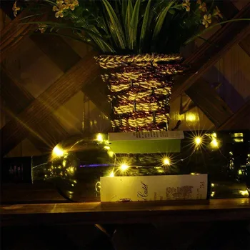 LED Plute Oblikovane Steklenice Osvetlitev Steklenico Vina Zvezdnato Niz Luči za Festival Božič Wedding Party Doma Dekor Pravljice Nočne Luči