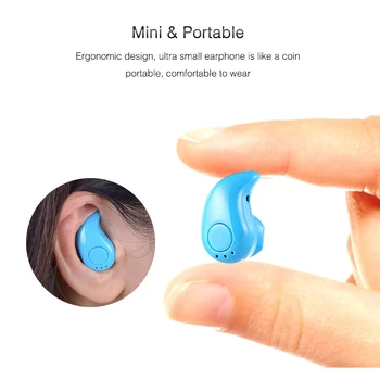 Mini Brezžična Bluetooth Eno Slušalka Slušalke Slušalke Za V Uho Stereo Slušalke