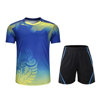 Novo 2019 Quick dry Badminton majica s kratkimi rokavi Moški/Ženske , šport majica badminton oblačila ,Namizni Tenis jope , Tenis srajce 1810