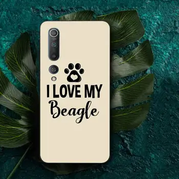 RuiCaiCa I love my Beagle Psi Primeru Telefon za Redmi Opomba 8 7 9 4 6 pro max T X 5A 3 10 pro lite