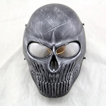 Taktično Airsoft Paintball Lobanje Masko Poln Obraz Vojaško Streljanje Lovski Pribor CS Wargame Cosplay Halloween Party Maske