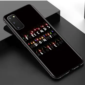 Telefon Primeru za Samsung Galaxy S20 FE S21 Ultra 5G S10 S20 S8 S9 Plus S10e Črni Pokrov TPU Lupini Neznancu, kar Elegance