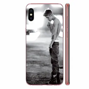 Za Samsung Galaxy S8 S9 S10 S20 Plus A30 A30S A40 A40S A50 A50S TPU Stilsko Primeru Gola Justin Bieber Pop Glasbe Star