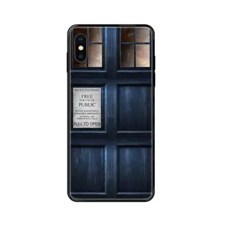 Zdravnik, Ki Tardis Policijski Box Črni Najnovejši Za Galaxy Note 4 8 9 10 20 Pro Plus J6 J600 J7 J730 J8 J810 M30s M80s 2017 2018