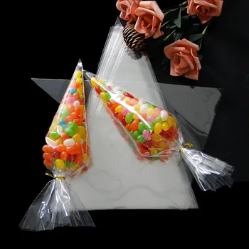 100 kozarcev Candy Bag Poroko Uslug Rojstni Dekoracijo Vrečko Sladko Otroci Rojstni dan Dekor Shranjevanje z Organza Vrečke