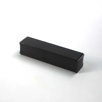 10pcs Črnega Belo Roza Kozmetične Embalaže Sijajni Papir Polje 23*23*103mm za Lip Gloss Cev Prilagodljiv logotip
