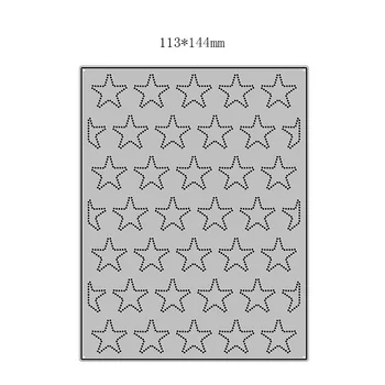 2021 Novo Opazila, Zvezdnato Nebo, v Ozadju Ploščo Rezanje Kovin Matrice za Scrapbooking Papir Obrti in Kartico, zaradi Česar Reliefi Št Znamk