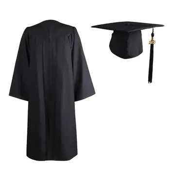 2021 Odraslih Diplomi Obleke z Dolgimi Rokavi Univerze v Študijskem Obleko Zip Zaprtje Plus velikost Diplomi Obleke Haljo Mortarboard Skp