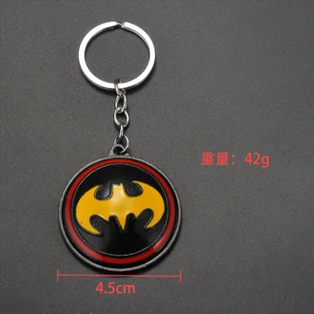 Kovinski Bat-Mans Keychains Batmans-Človek Nakit Ključ-Verige Strip-Slika Obesek Pribor Obeske Za Darilo