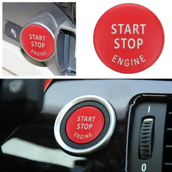 Motor avtomobila Gumb Start namestite Pokrov Stop Stikalo Dodatki Tipko Dekor za BMW X1 X5 E70 X6 E71 E89 Z4 3 Serije 5 E90 E91 E60