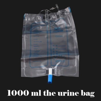 Moški Pisoarji Latex Urina Zbiralec Vezan Na Posteljo Dihanje Urina Vrečko Urinska Inkontinenca