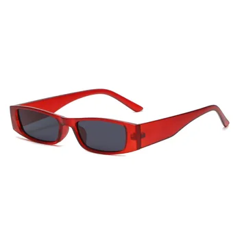 Novo Majhen Pravokotnik sončna Očala Ženske Modni Kvadratnih Ozek Okvir Vintage sončna Očala Moških Odtenki Retro Žensko Oculos UV400