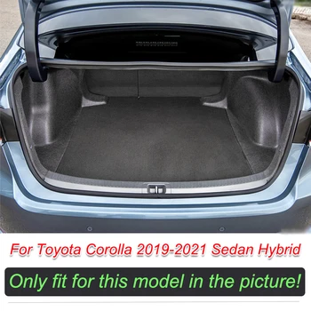 Po meri Usnje Prtljažniku Avtomobila Preproge za Toyota Corolla 2019-2021 Hibridni Zadaj Prtljažnik Talna Obloga Pladenj Preprogo Tovora Linijskih Avto Dodatki