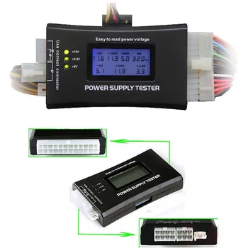 SD napajanje tester za PC-napajanje/ATX /BTX /ITX združljiva LCD-Zaslon SATA HDD Tester 20/24 pin Strokovno