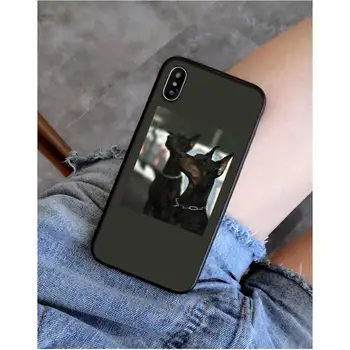 Yinuoda Doberman živali pes Telefon Primerih za iphone 11 12 Mini Pro Max X XS MAX 6 6s 7 8, Plus 5 5S 5SE XR SE2020