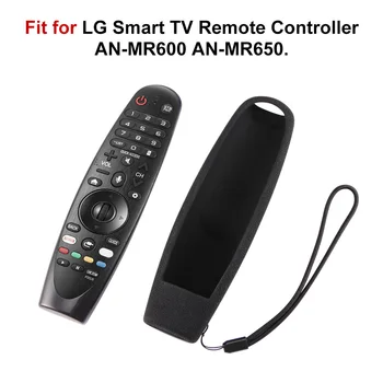 Za LG AN-MR600 Daljinski upravljalnik Primerih Za LG Smart TV Remote E-MR600 Čarobno SIKAI Smart OLED TV Zaščitni Silikonski Pokrovi