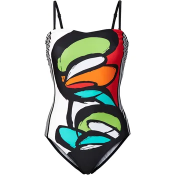 Ženske Tiskanja Kopalke Bodysuit Enem Kosu Push-Up Oblazinjeni Plažo za Kopanje Poleti 2021 brazilski Bikini Komplet Za Ženske 4s