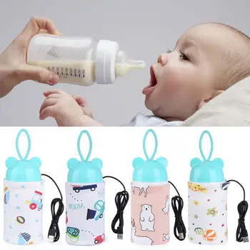 Prenosna Otroška Hranjenje Steklenice Živil Mleko Potovanja Za Zaščito Okolja Ne Strupenost Za Ogrevanje Varnost Na Prostem Pokal Toplejše Grelec