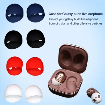 1Pair Mehkih Silikonskih Čepkov Kritje Eartips Uho Pokrovček za SAMSUNG Galaxy Brsti živo Bluetooth Slušalke Slušalke